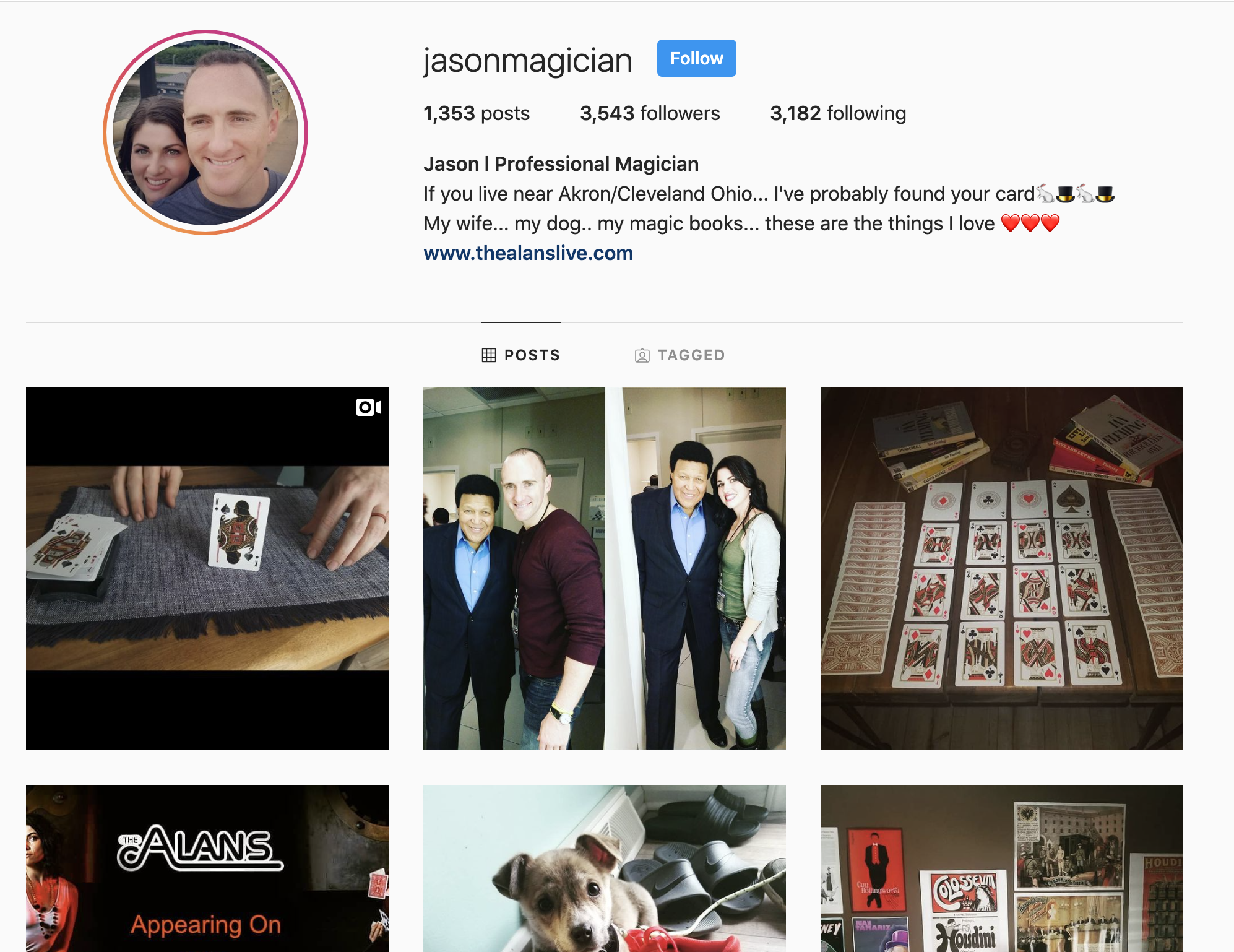 Jason Magician Instagram 