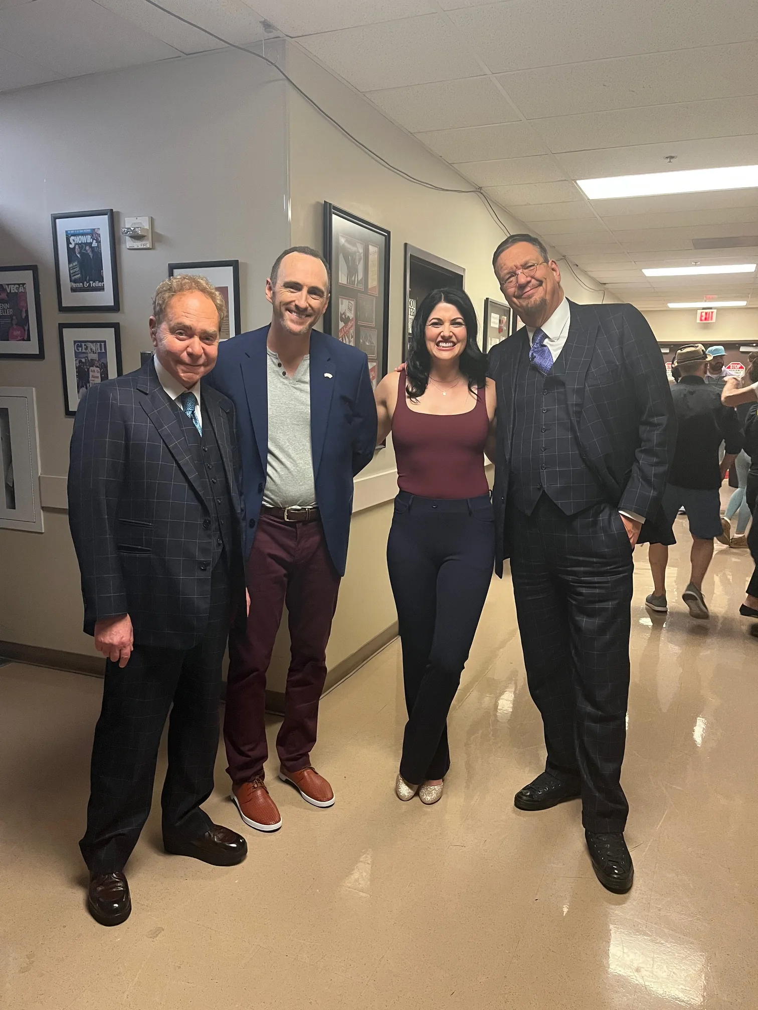 Penn & Teller with Jason and Stacy Alan Cleveland Magicians