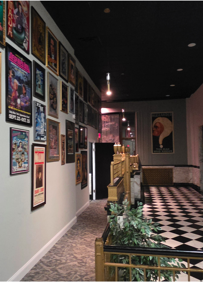 Smoke and mirrors 2 Second PIcture of House of Magic Art Work and Hall
